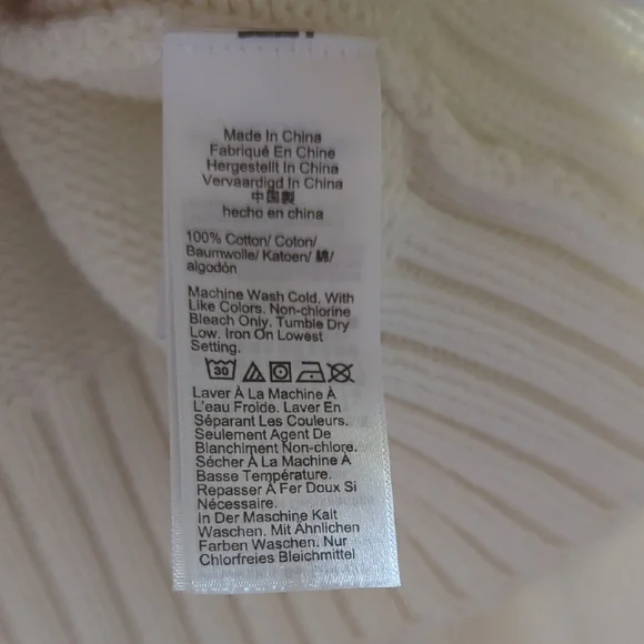 J. Crew Women's White Cotton Rollneck Sweater - Picture 3 of 7